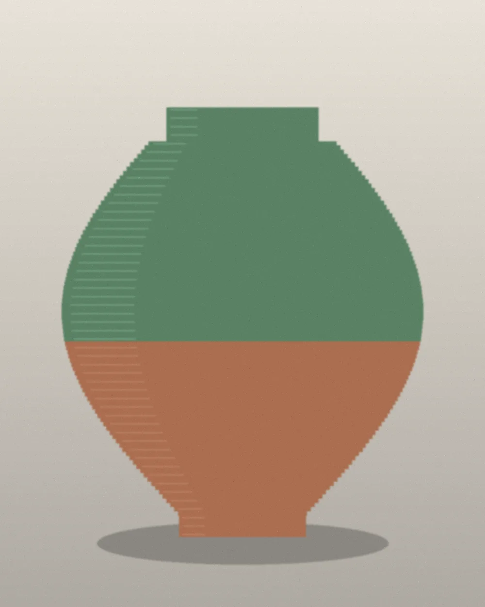 Green Glaze Vessel (example)